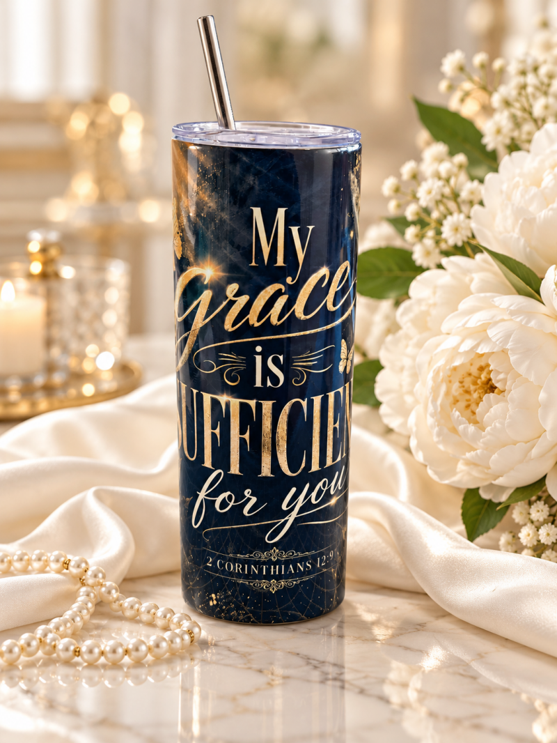 My grace is sufficient — ontwerpvoorbeeld