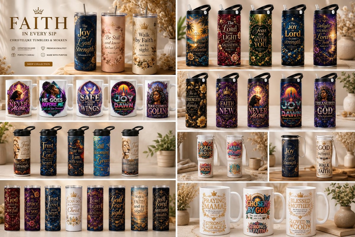 Premium tumblers klaar voor een team of bedrijfslogo